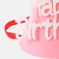 Happy Birthday Felt Hat Cone Hats Art Craft Caps Birthday Party Accessories  image 4