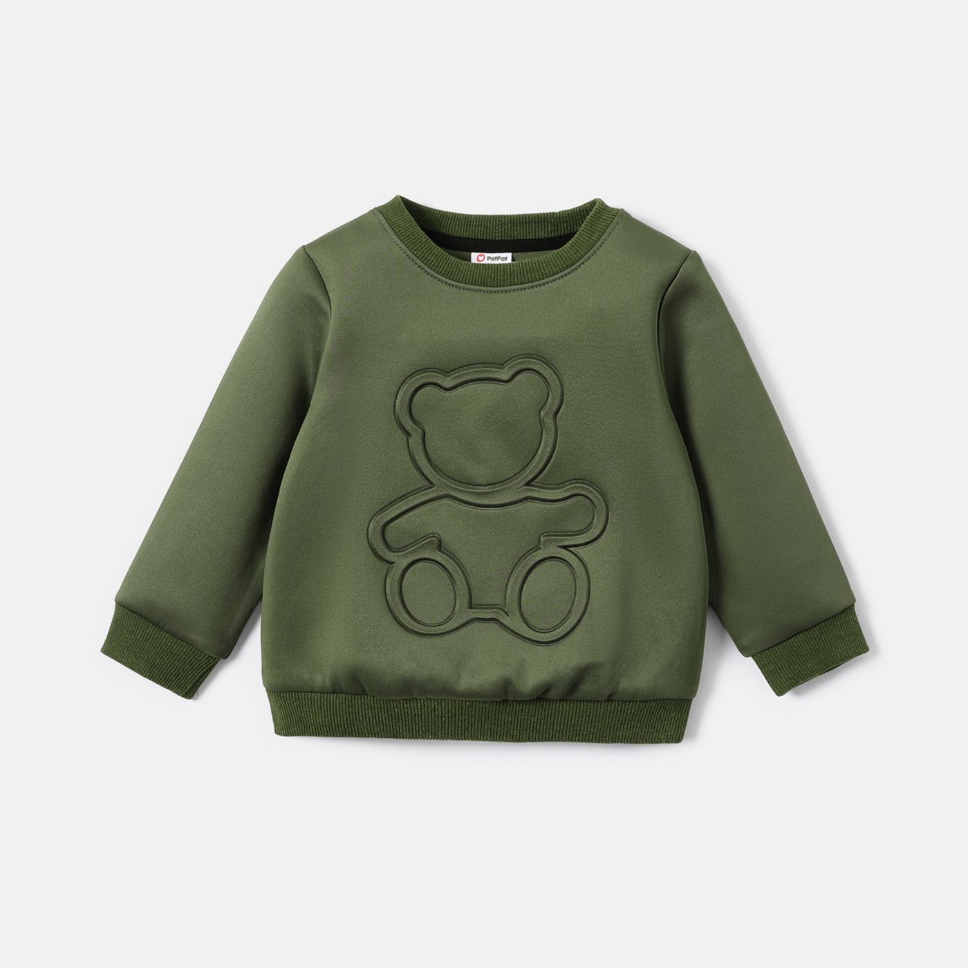 

Baby Boy/Girl Bear Graphic Long-sleeve Sweatshirt