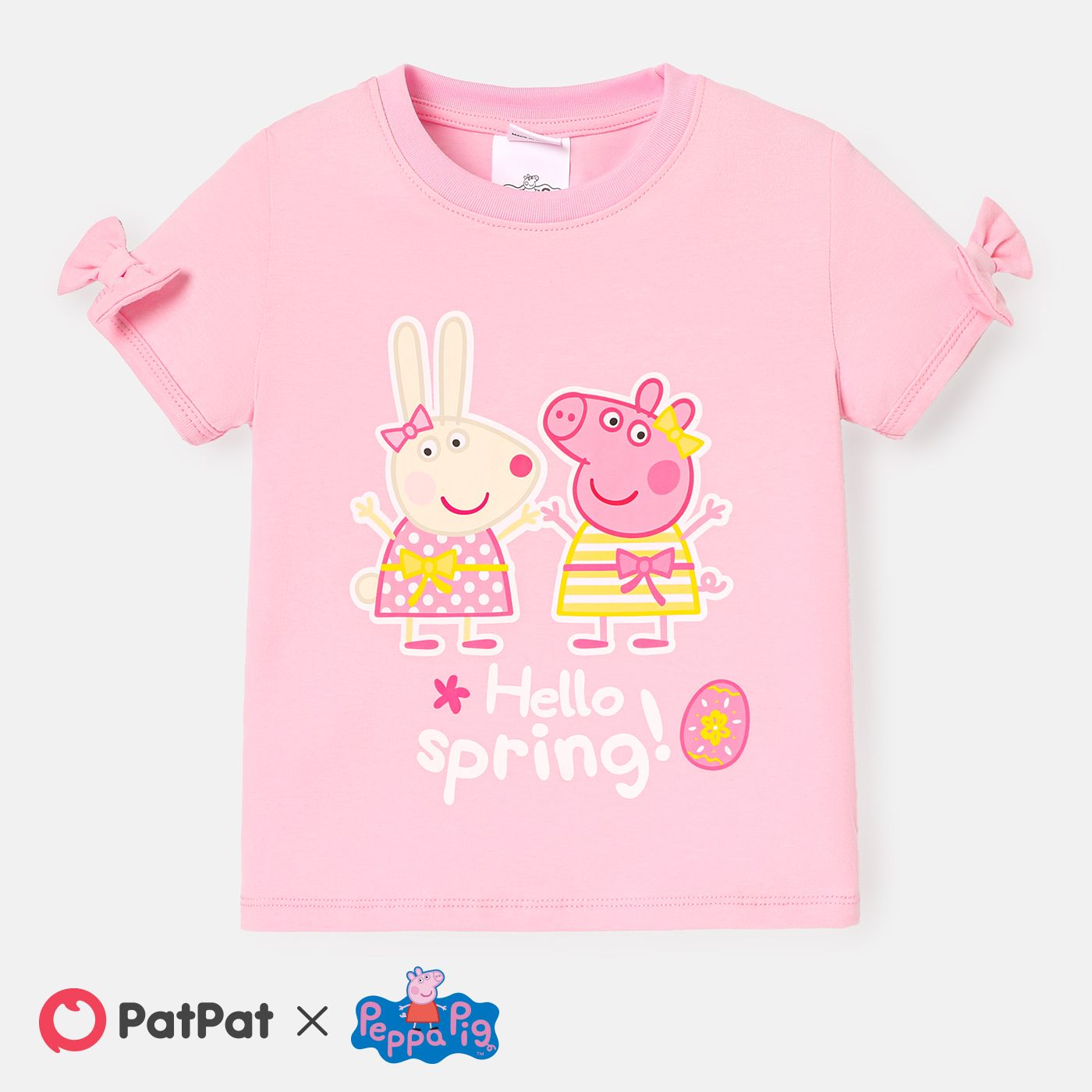 

Peppa Pig Toddler Girl Cotton Short-sleeve Graphic Tee or Ruffled Shorts