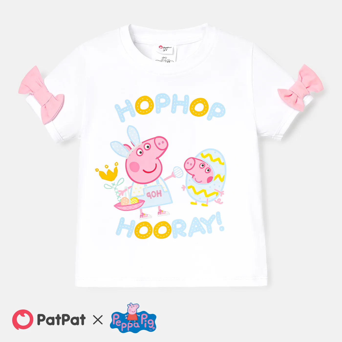 

Peppa Pig Toddler Girl Cotton Short-sleeve Graphic Tee or Ruffled Shorts