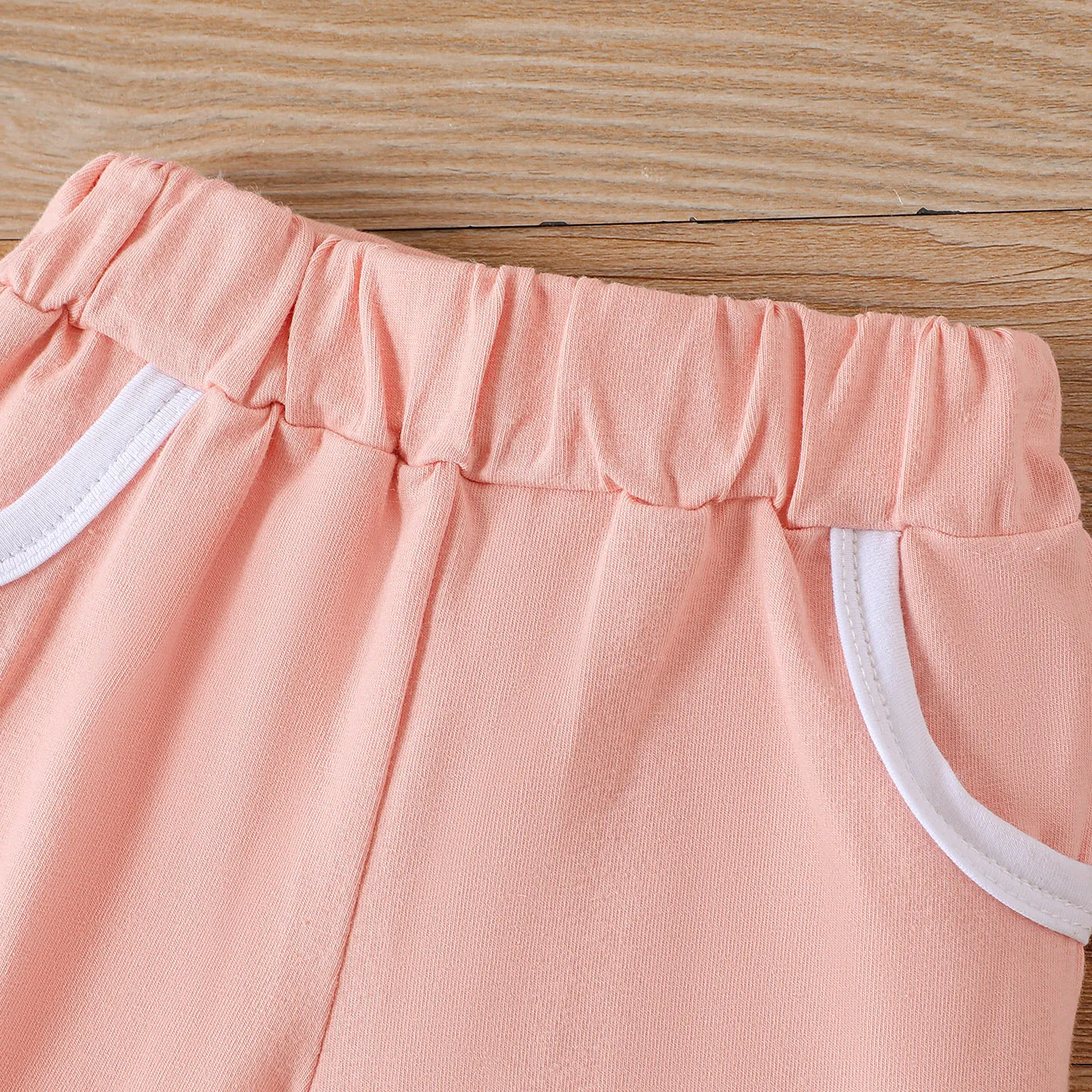 2pcs Baby Boy/Girl 95% Cotton Short-sleeve Cloud Design Tee & Shorts Set  image 5