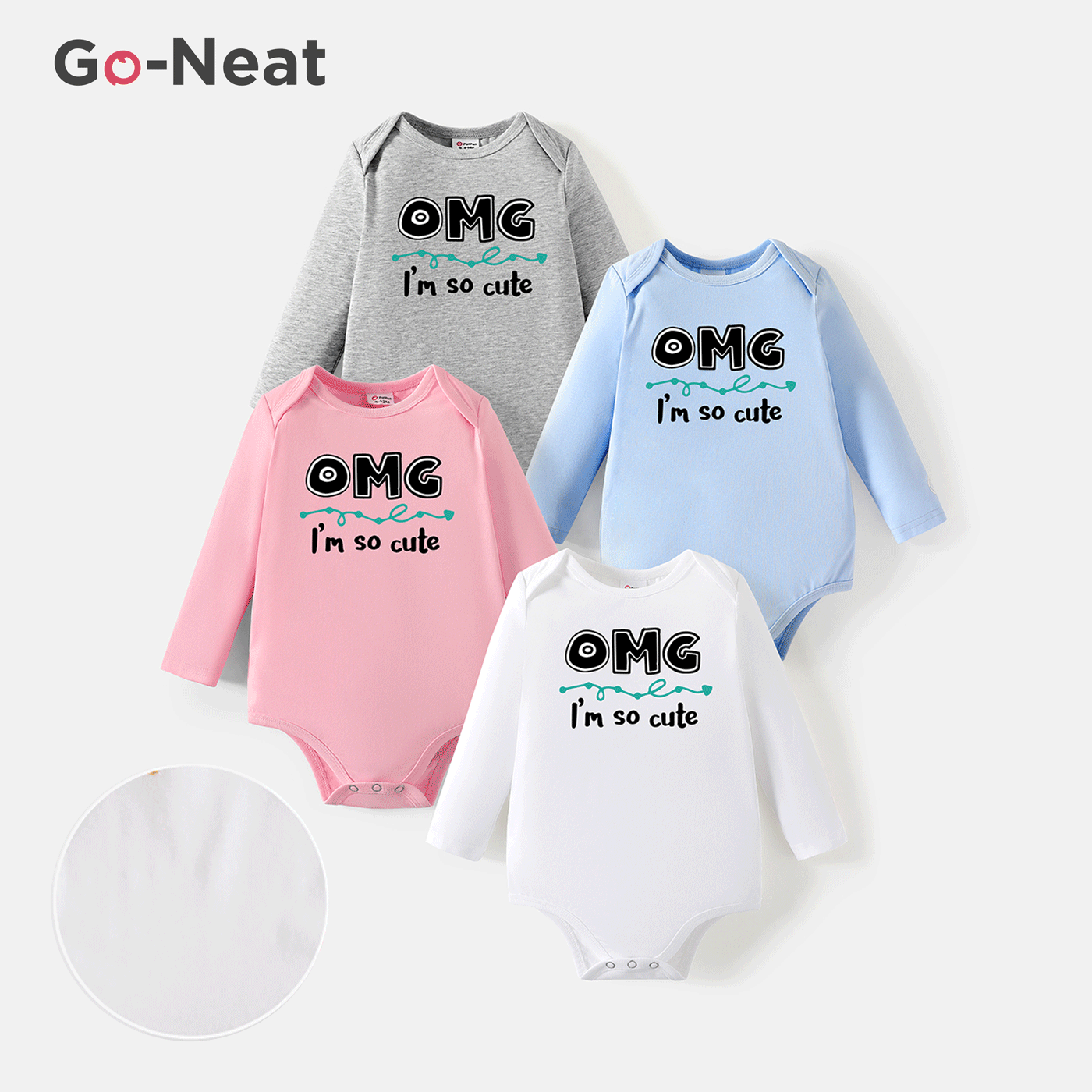 Go-Neat Résistant aux taches Bébé Barboteuses