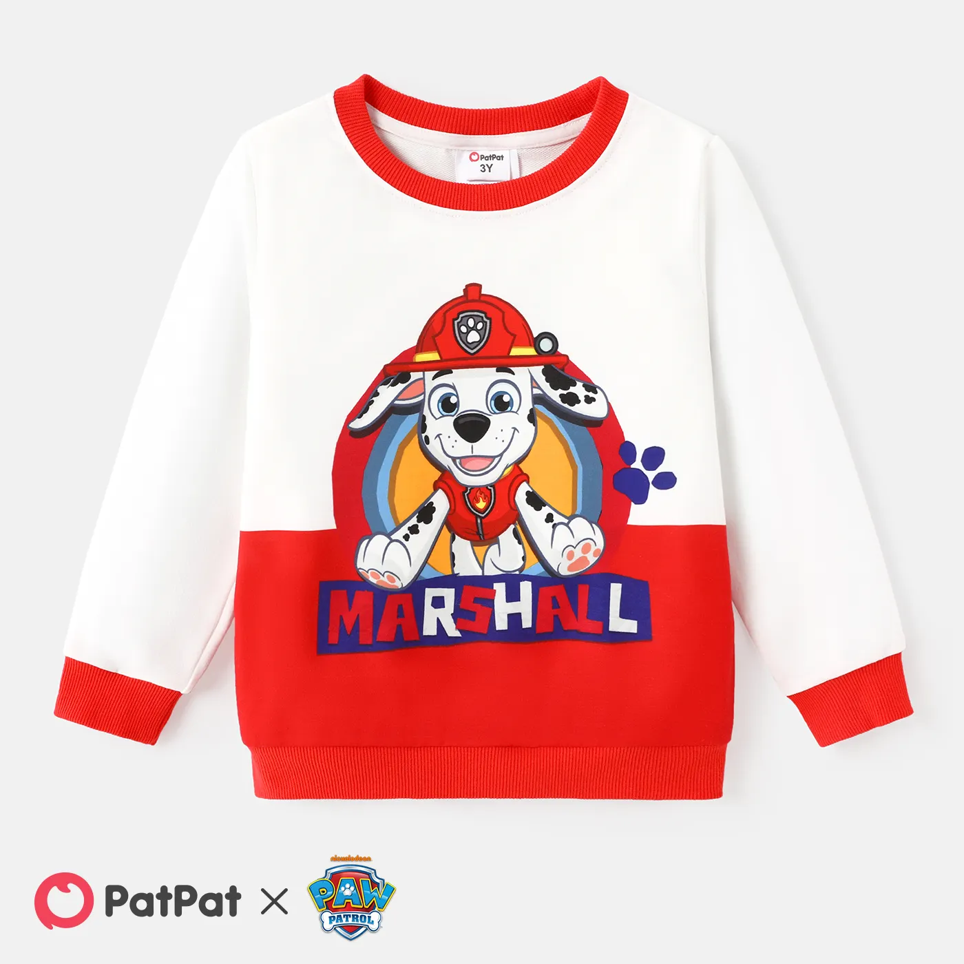 PAW Patrol Toddler Girl/Boy Colorblock Character Print Long-sleeve Tee  big image 1