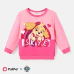 PAW Patrol Toddler Girl/Boy Colorblock Character Print Long-sleeve Tee Pink