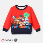 PAW Patrol Toddler Girl/Boy Colorblock Character Print Long-sleeve Tee Red