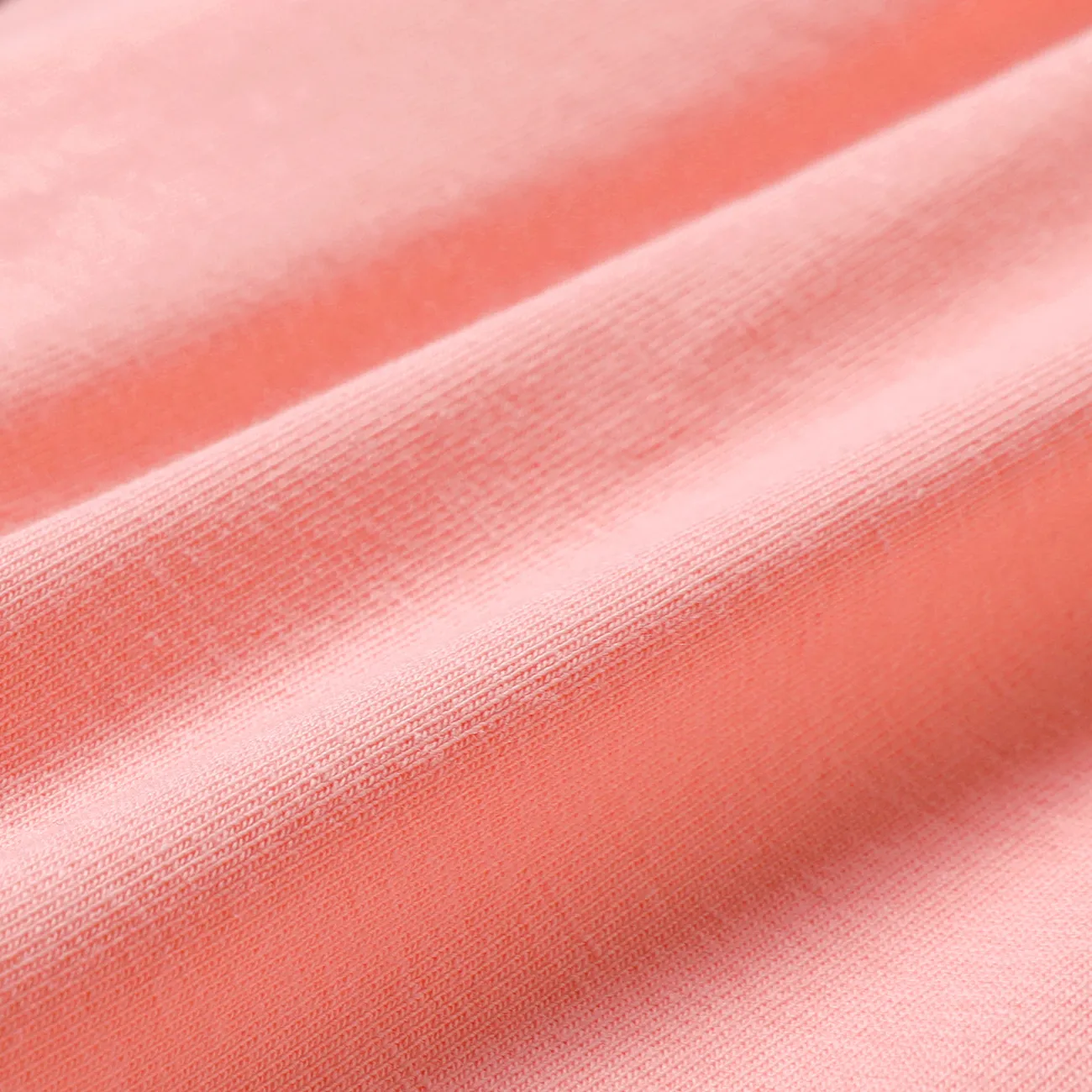Kid Girl Letter Print Sleeveless Cotton Slip Rompers Pink big image 1