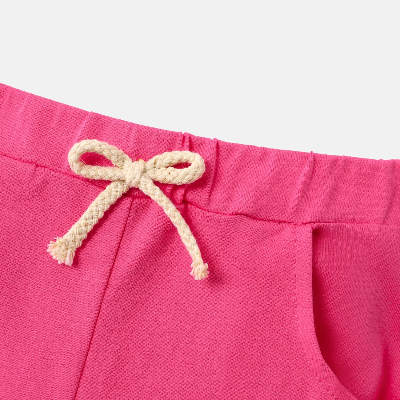 Helfer auf vier Pfoten 2 Stück Kleinkinder Unisex Stoffnähte Lässig Hund T-Shirt-Sets rosa big image 1