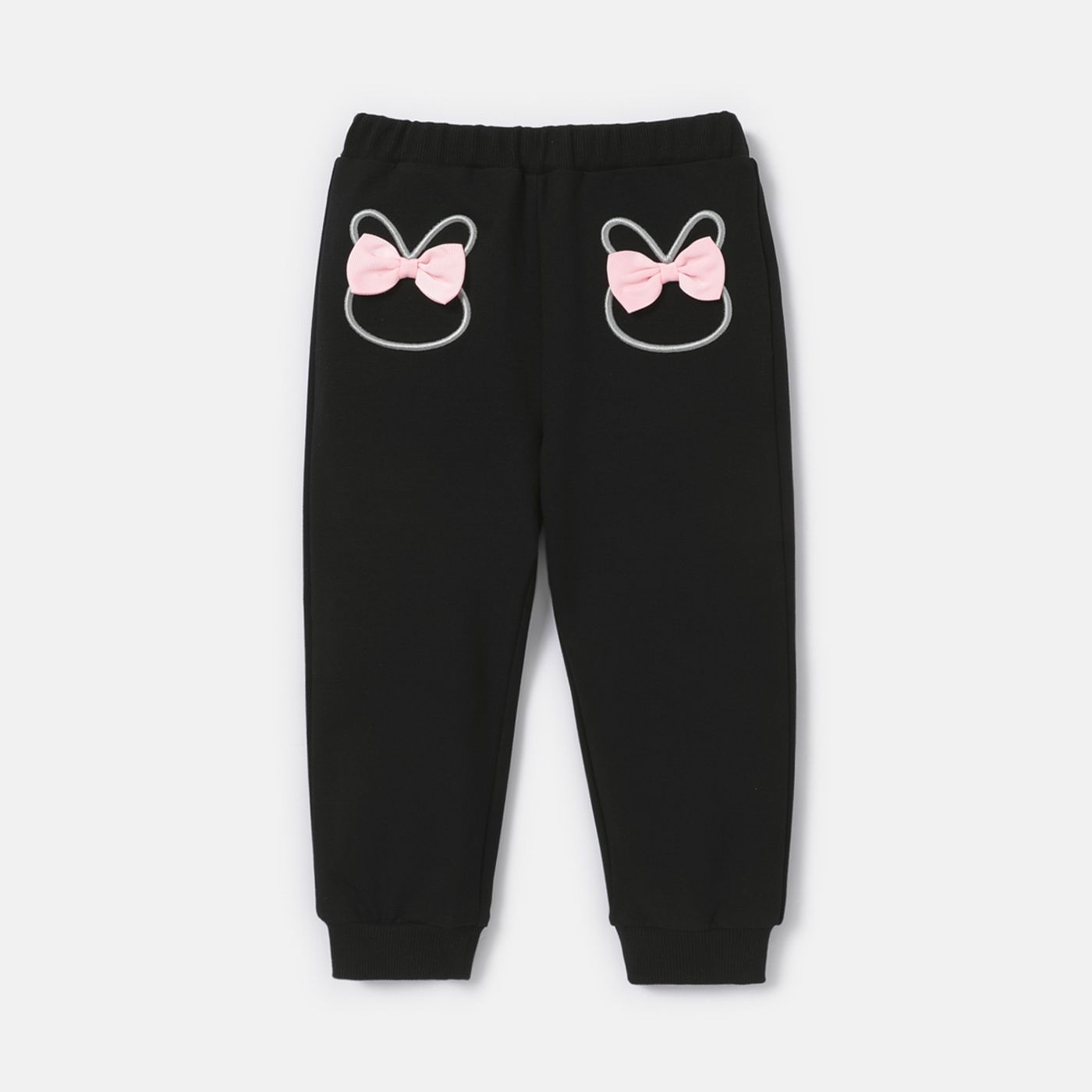 

Toddler Girl Rabbit Embroidered Cotton Elasticized Pants