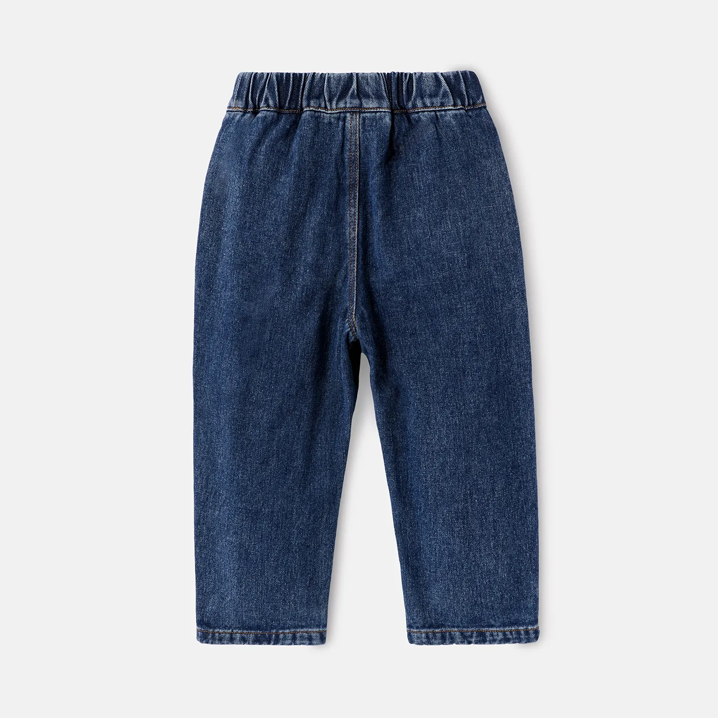 Toddler Boy Giraffe Print Elasticized Denim Jeans DENIMBLUE image 2