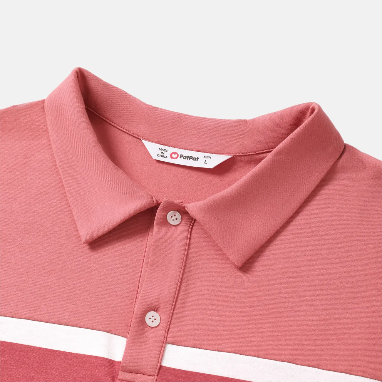 Family Matching Short-sleeve Colorblock Naia™ Polo Shirts and Allover ...