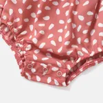 Family Matching Short-sleeve Colorblock Naia™ Polo Shirts and Allover Print V Neck Ruffle Trim Tulip Hem Dresses Sets  image 4