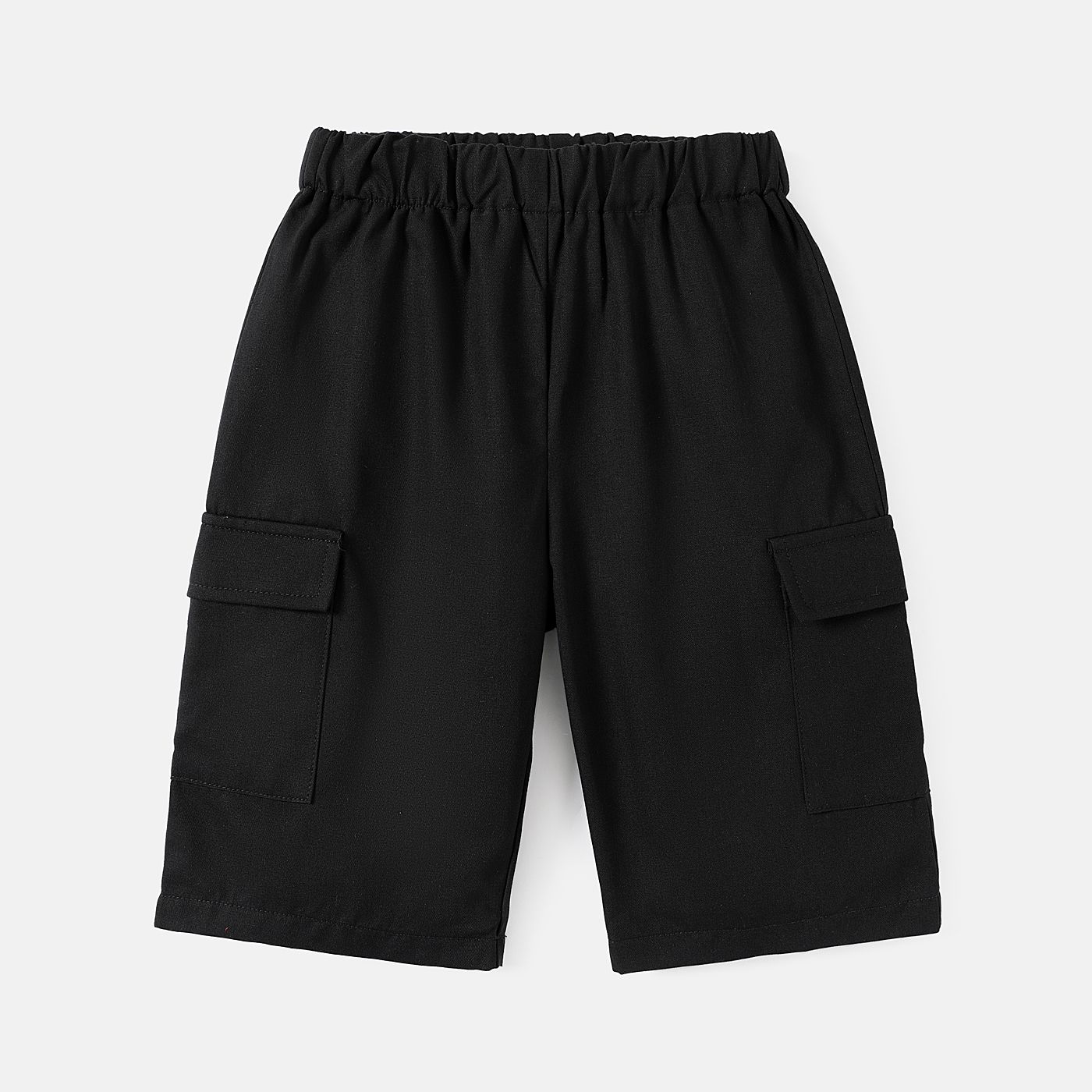 

Kid Boy 100% Cotton Pocket Design Elasticized Shorts