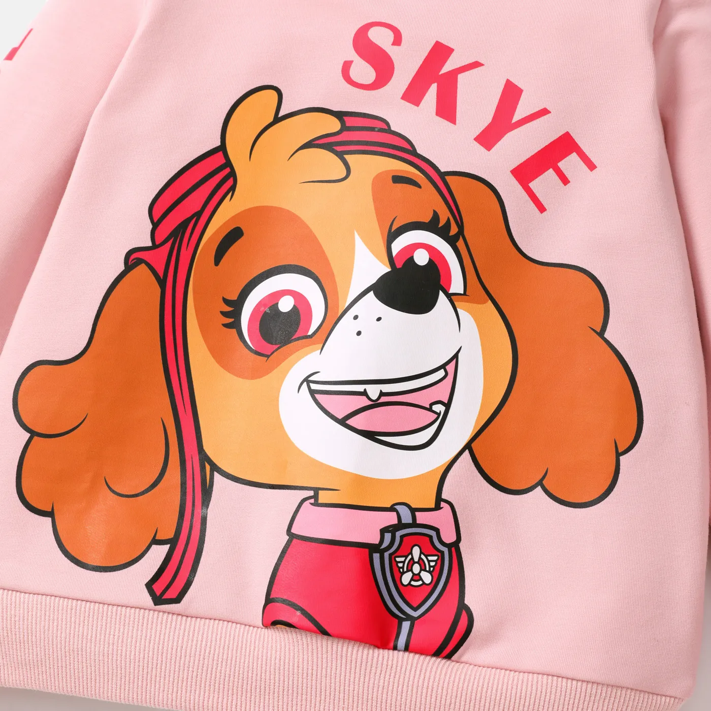 PAW Patrol Toddler Girl/Boy Character Print Cotton Hoodie Sweatshirt Pink image 3
