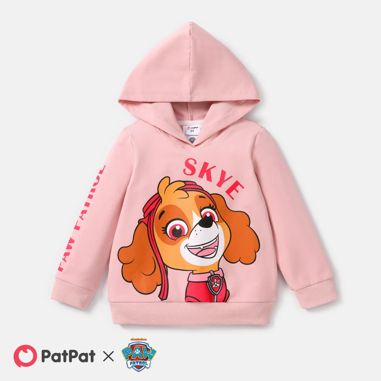 PAW Patrol Toddler Girl/Boy Character Print Cotton Hoodie Sweatshirt Pink big image 1