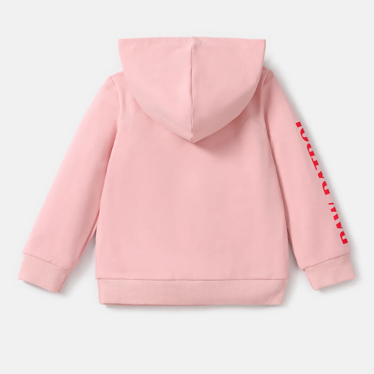 Helfer auf vier Pfoten Kleinkinder Unisex Mit Kapuze Basics Hund Sweatshirts rosa big image 1