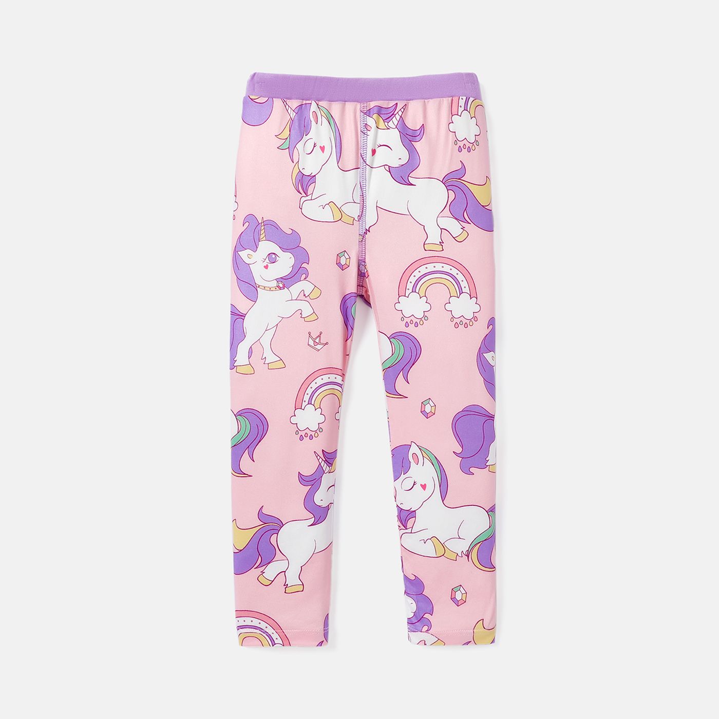 Amazon.com: Aribella Collection Girls Unicorn Leggings Size 4T Purple  Iridescent Color : Handmade Products