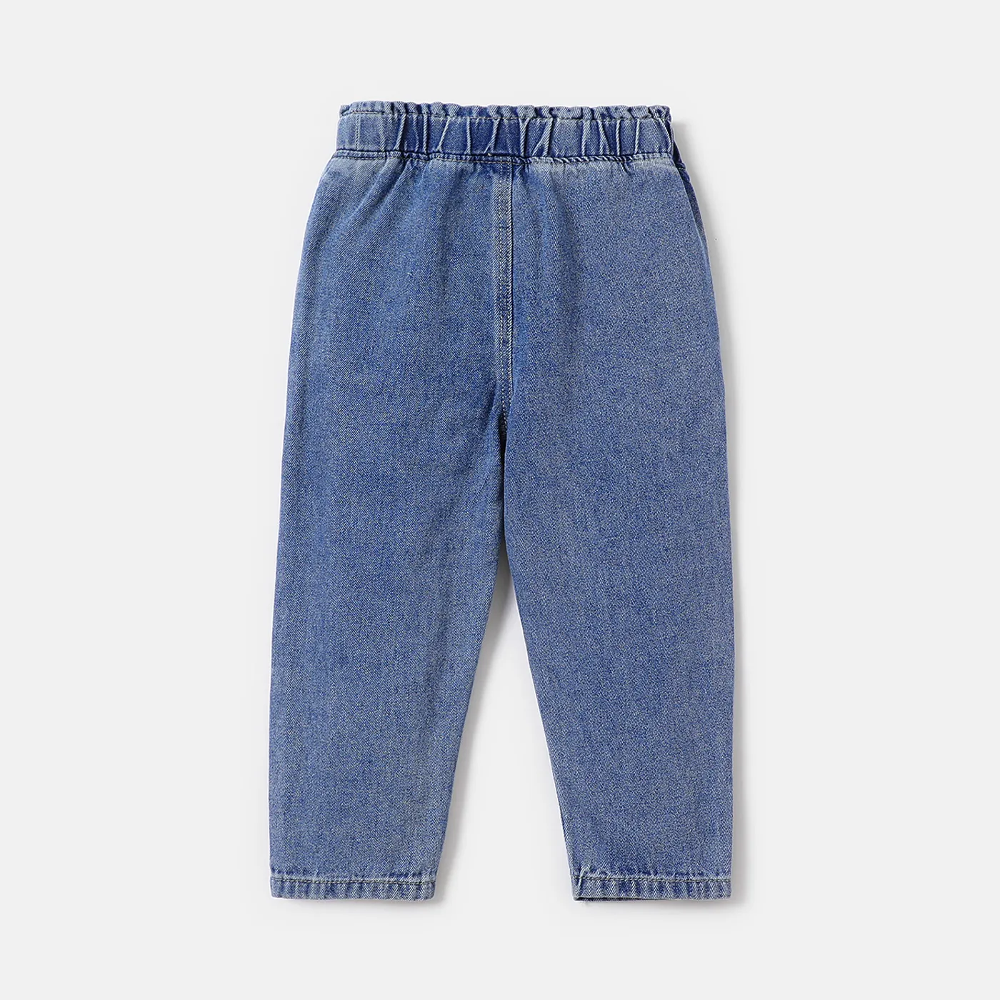 Criança Menina Infantil Coelho Calças de ganga azul denim image 2