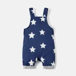 Naia Baby Boy Star Print Pocket Design Sleeveless Rompers  image 2
