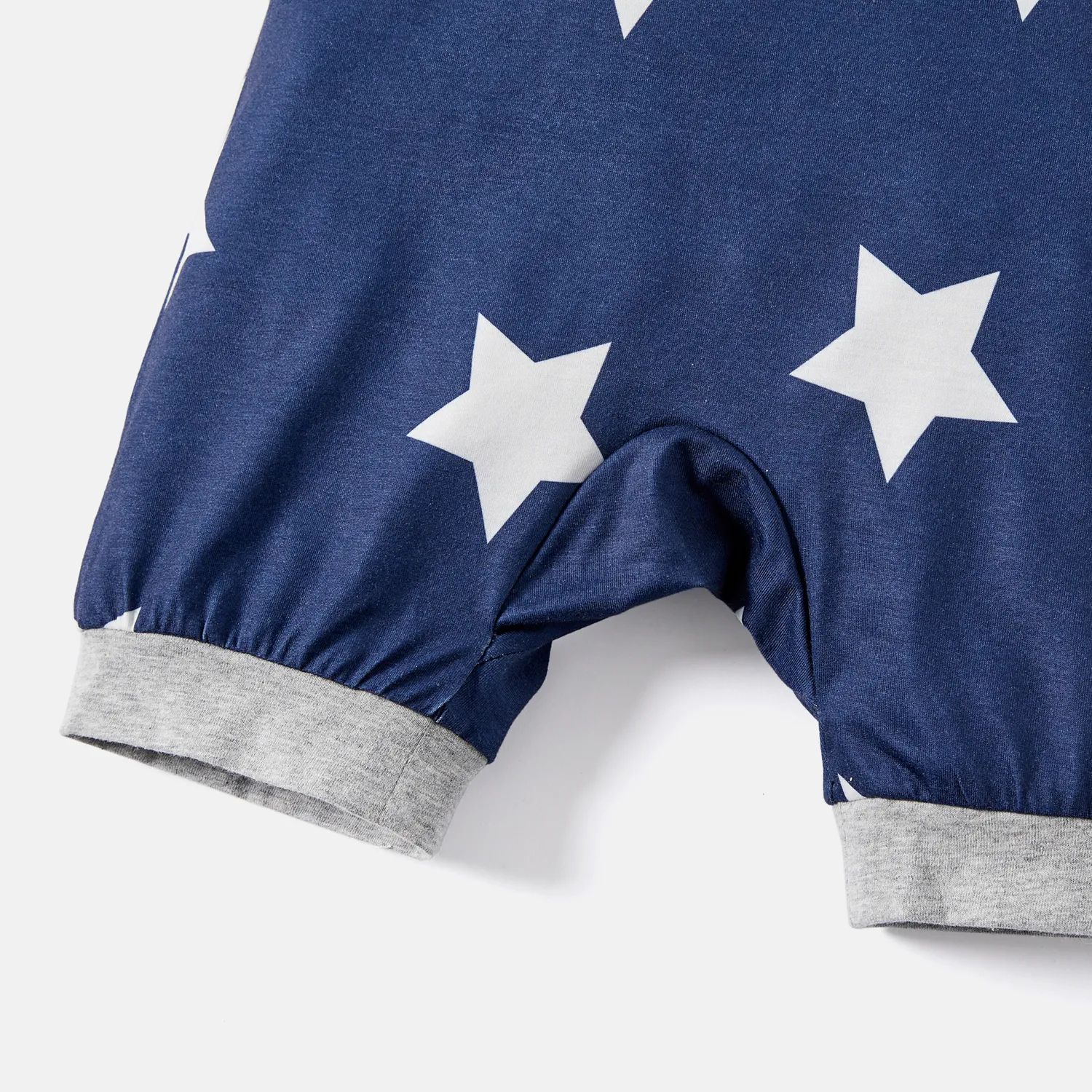 Naia Baby Boy Star Print Pocket Design Sleeveless Rompers  image 5