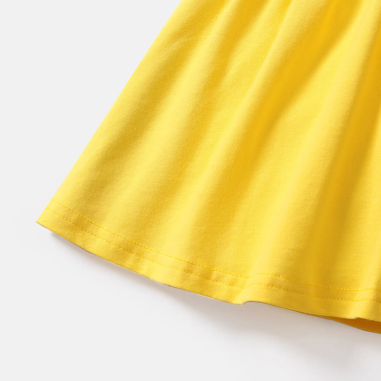 Lol. Überraschung! 2-teiliges Set aus ärmellosem T-Shirt und Shorts für Kleinkinder / Mädchen mit Bowknot-Design gelb big image 1