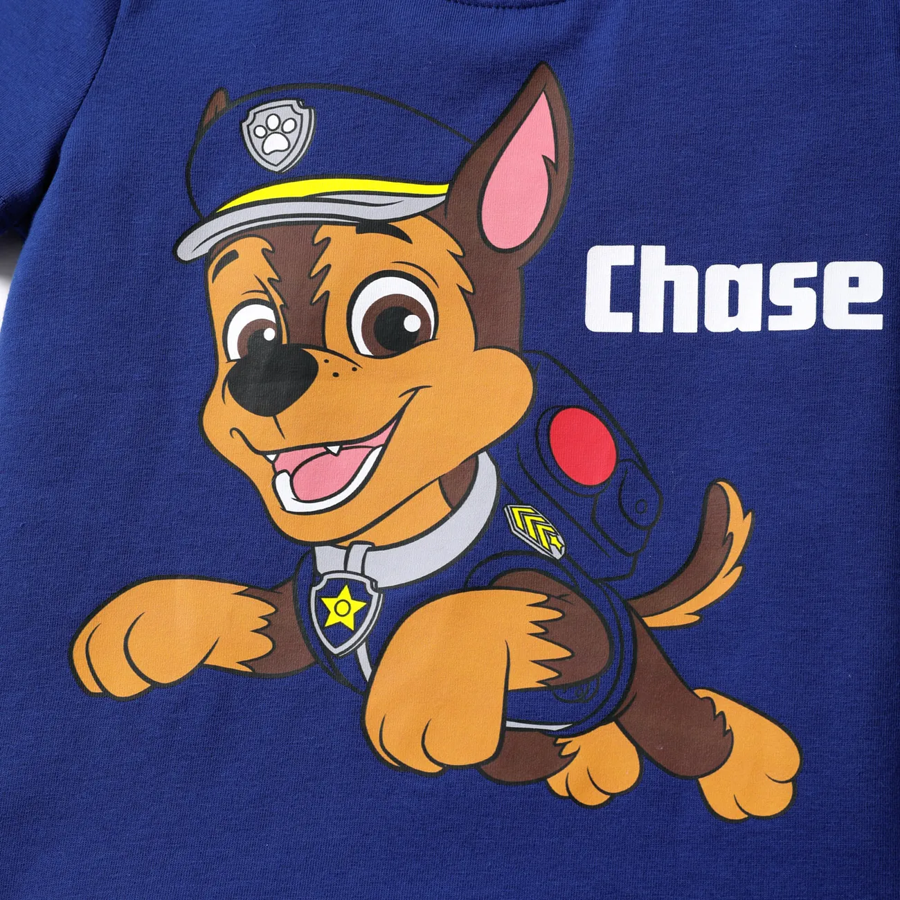 Patrulla de cachorros Pascua Niño pequeño Unisex Infantil Perro Manga corta Camiseta azul real big image 1