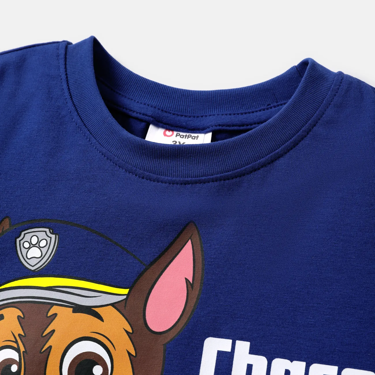 Patrulla de cachorros Pascua Niño pequeño Unisex Infantil Perro Manga corta Camiseta azul real big image 1