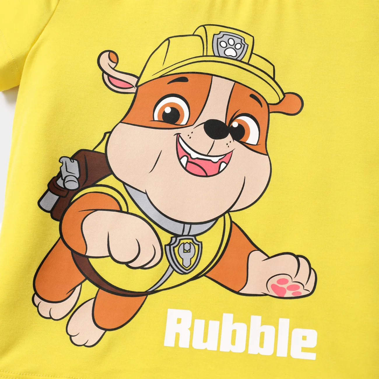 Helfer auf vier Pfoten Ostern Kleinkinder Unisex Kindlich Hund Kurzärmelig T-Shirts gelb big image 1