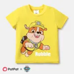 PAW Patrol Toddler Girl/Boy Character Print Short-sleeve Cotton Tee Yellow