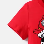 PAW Patrol Toddler Girl/Boy Character Print Short-sleeve Cotton Tee Red-2 image 3