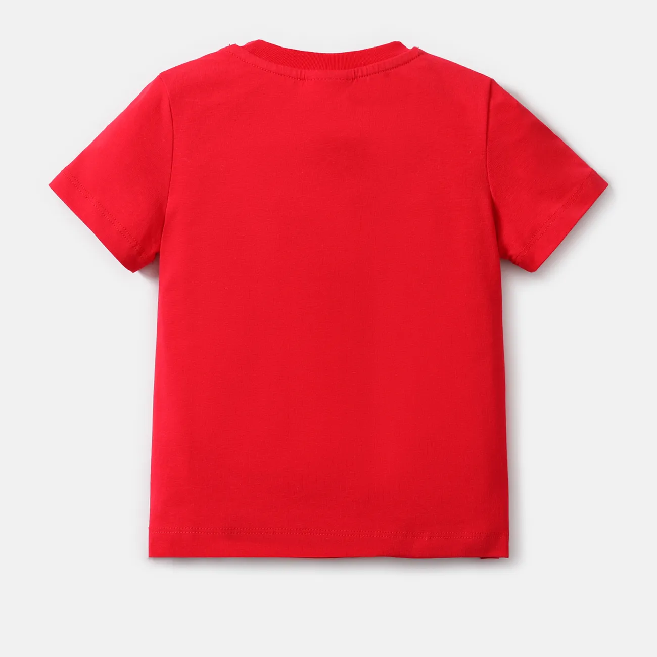 PAW Patrol Toddler Girl/Boy Character Print Short-sleeve Cotton Tee Red-2 big image 1