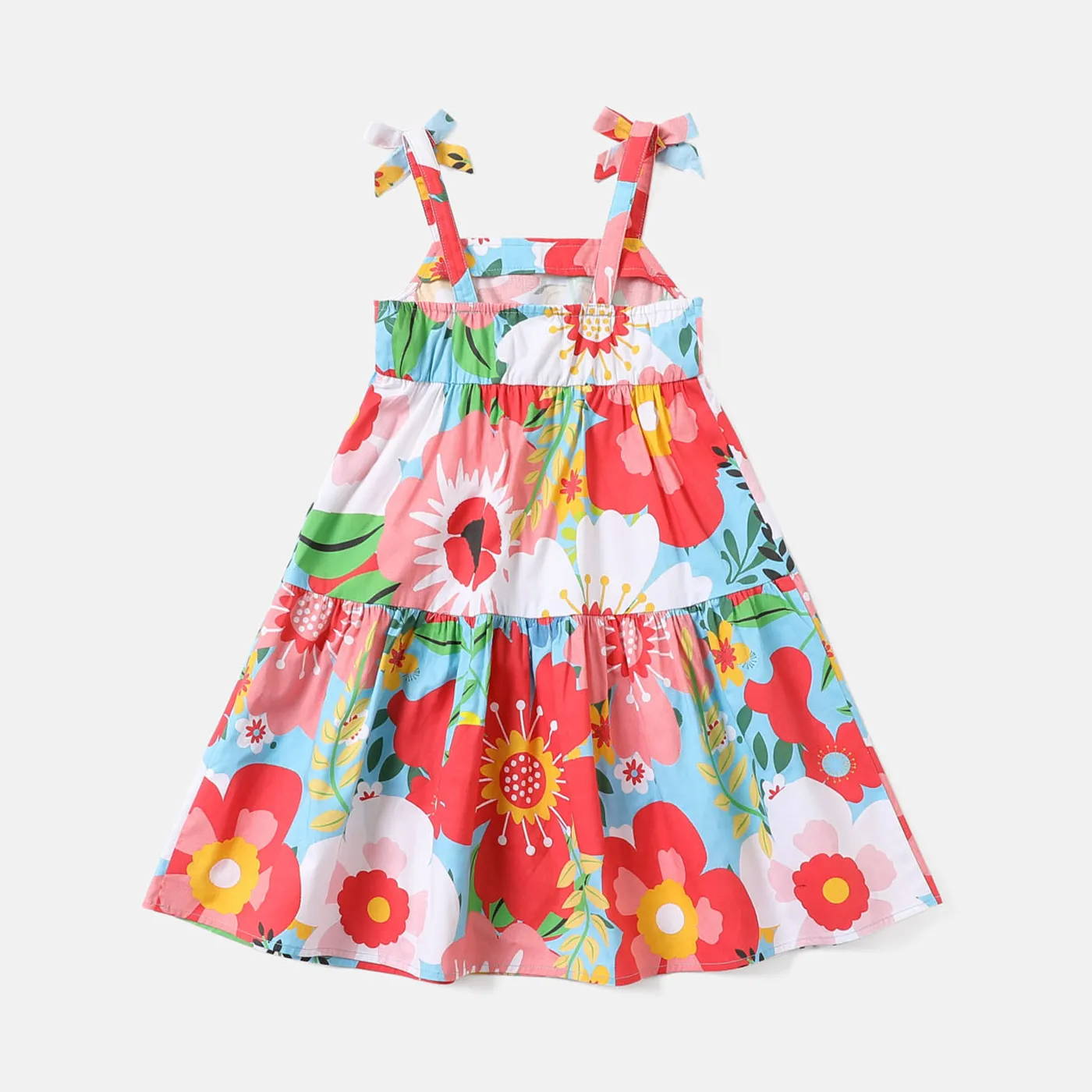 Criança Menina Manga cava Bonito Flor grande Vestidos  image 2