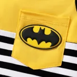 Justice League Kid Boy 100% Cotton rubber patch Logo Pocket Design Stripe Tank Top  image 2