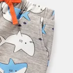 Baby Boy Allover Whale Print Shorts  image 5