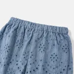 Toddler Girl 100% Cotton Eyelet Embroidered Solid Shorts  image 4