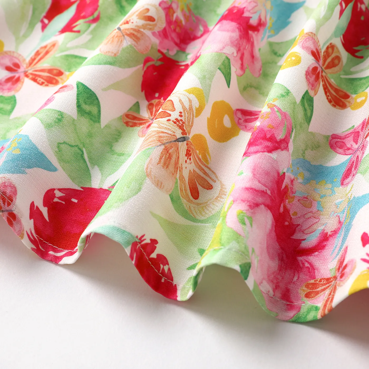 Bebé Hipertátil/3D Flores isoladas Bonito Sem mangas Vestidos colorblock image 5