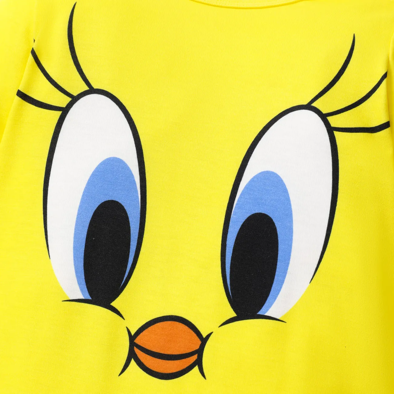 Looney Tunes Páscoa Bebé Unissexo Animais Infantil Manga comprida Macacão Amarelo big image 1