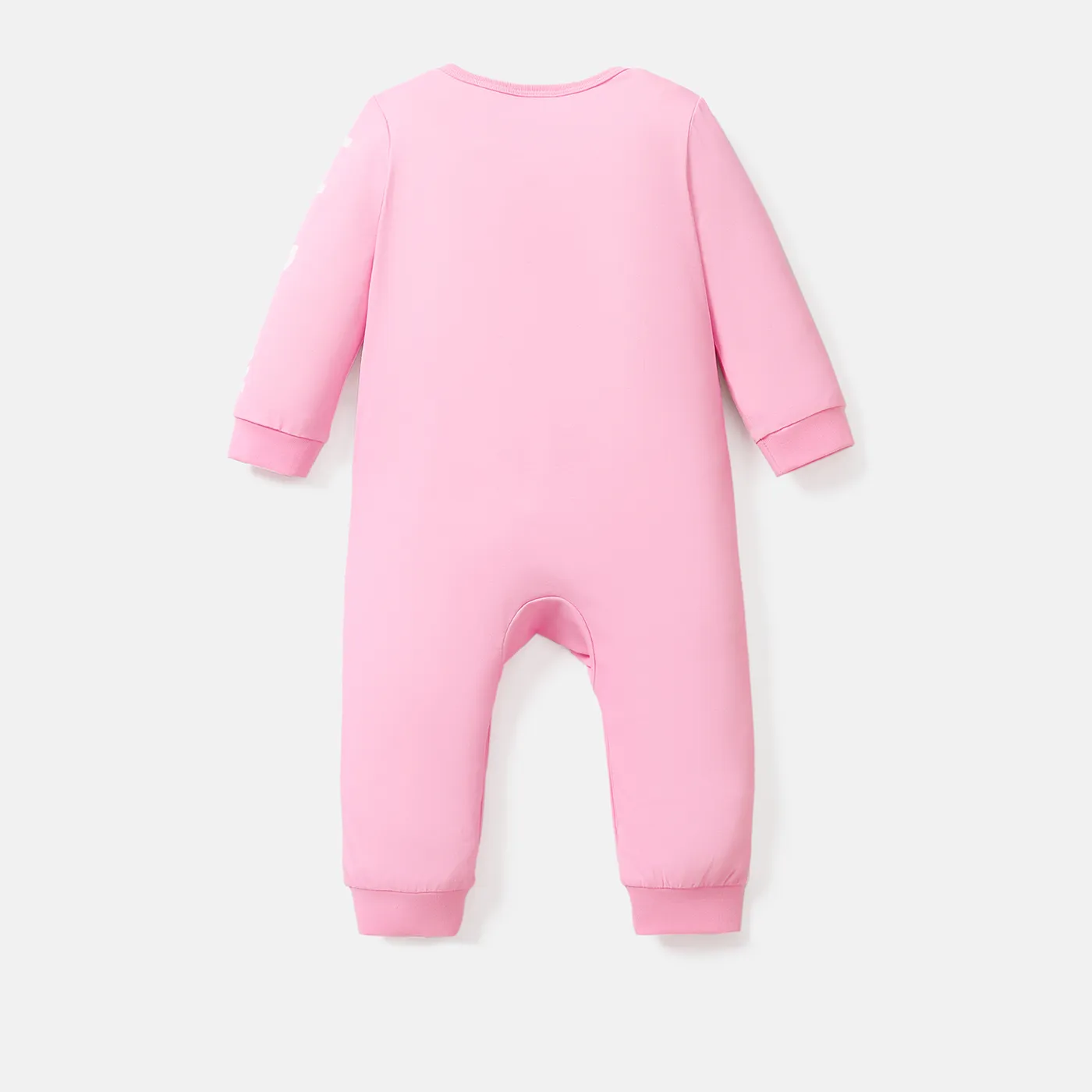 Looney Tunes Baby Girl/Boy Naia™ Character Print Long-sleeve Jumpsuit  Pink image 5