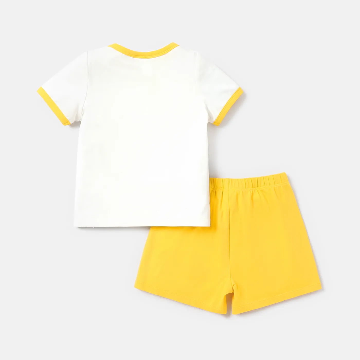 2 unidades Criança Menino Infantil Animais conjuntos de camisetas Branco amarelado image 5