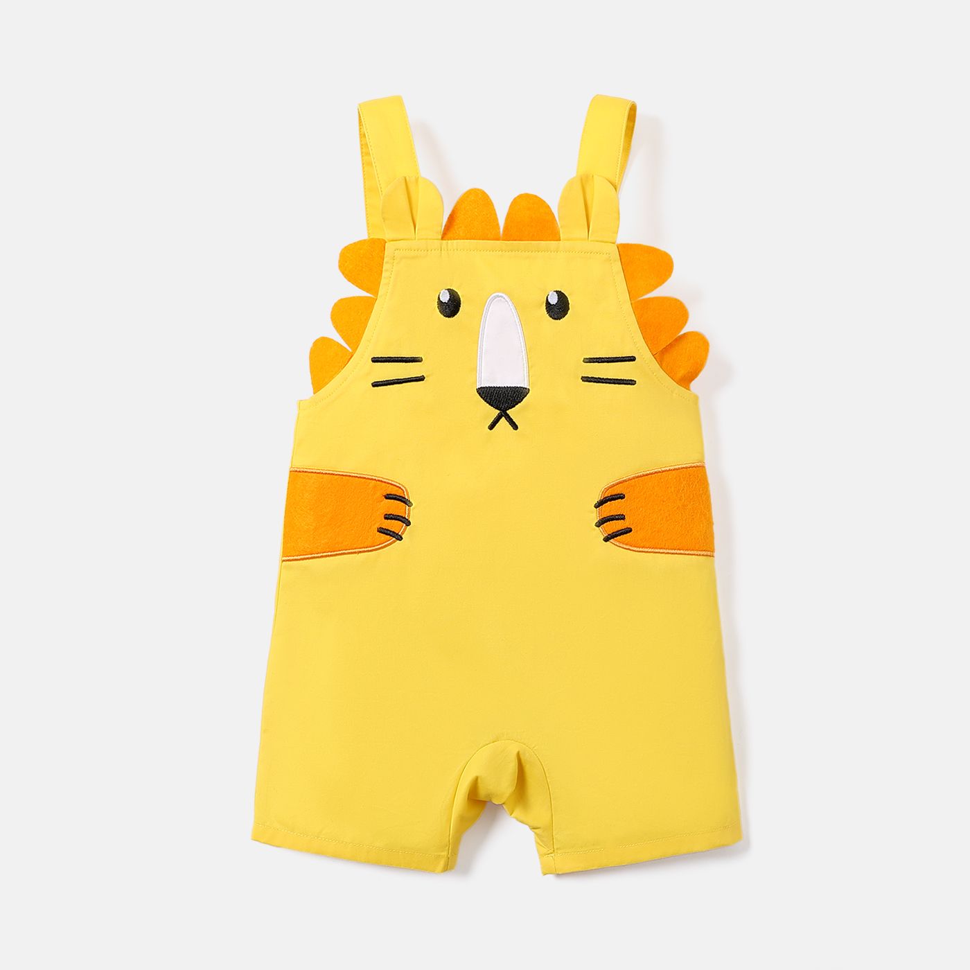 Baby Boy 100% Cotton Tiger Graphic Cami Jumpsuit
