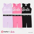 Barbie 2pcs Toddler/Kid Girl Cotton Tank Top and Shorts Set  image 2