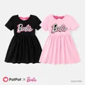Barbie Toddler/Kid Girl Back Bowknot Design Cotton Short-sleeve Dress  image 1