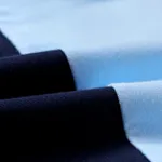 2pcs Baby Boy Letter Print Colorblock Cotton Short-sleeve Tee & Shorts Set / 1pc Polo Neck Short-sleeve Romper  image 4