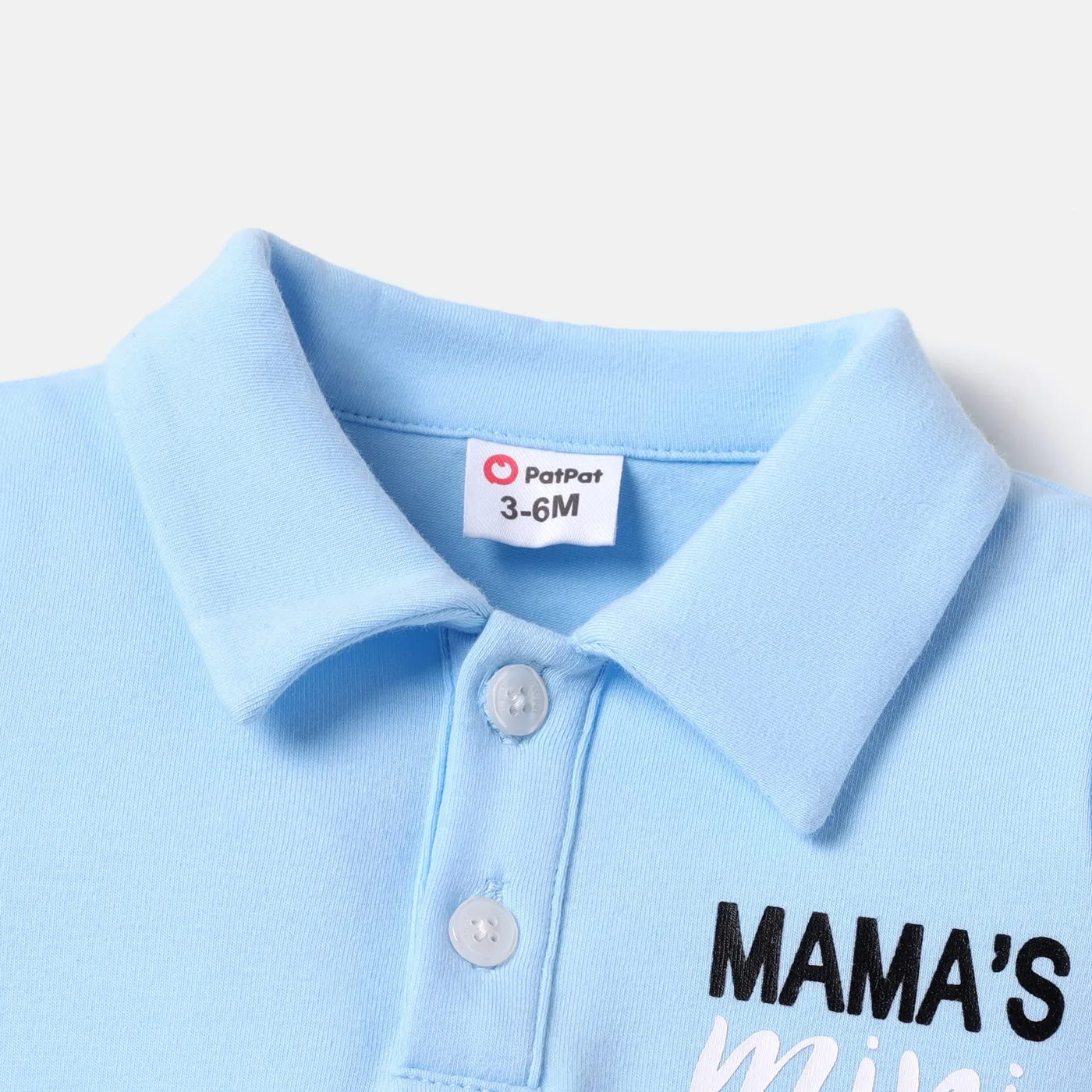 2pcs Baby Boy Letter Print Colorblock Cotton Short-sleeve Tee & Shorts Set / 1pc Polo Neck Short-sleeve Romper  image 5