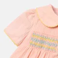 Baby Girl 100% Cotton Doll Collar Embroidered Dress  image 4