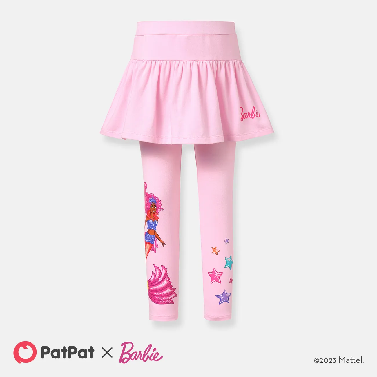 Barbie Toddler Girl Cotton Stars Print Skirt Leggings Only د.ب.‏ 7.70 بات  بات Mobile