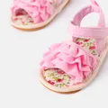 Baby / Toddler Ruched Vamp Floral Print Prewalker Shoes  image 4