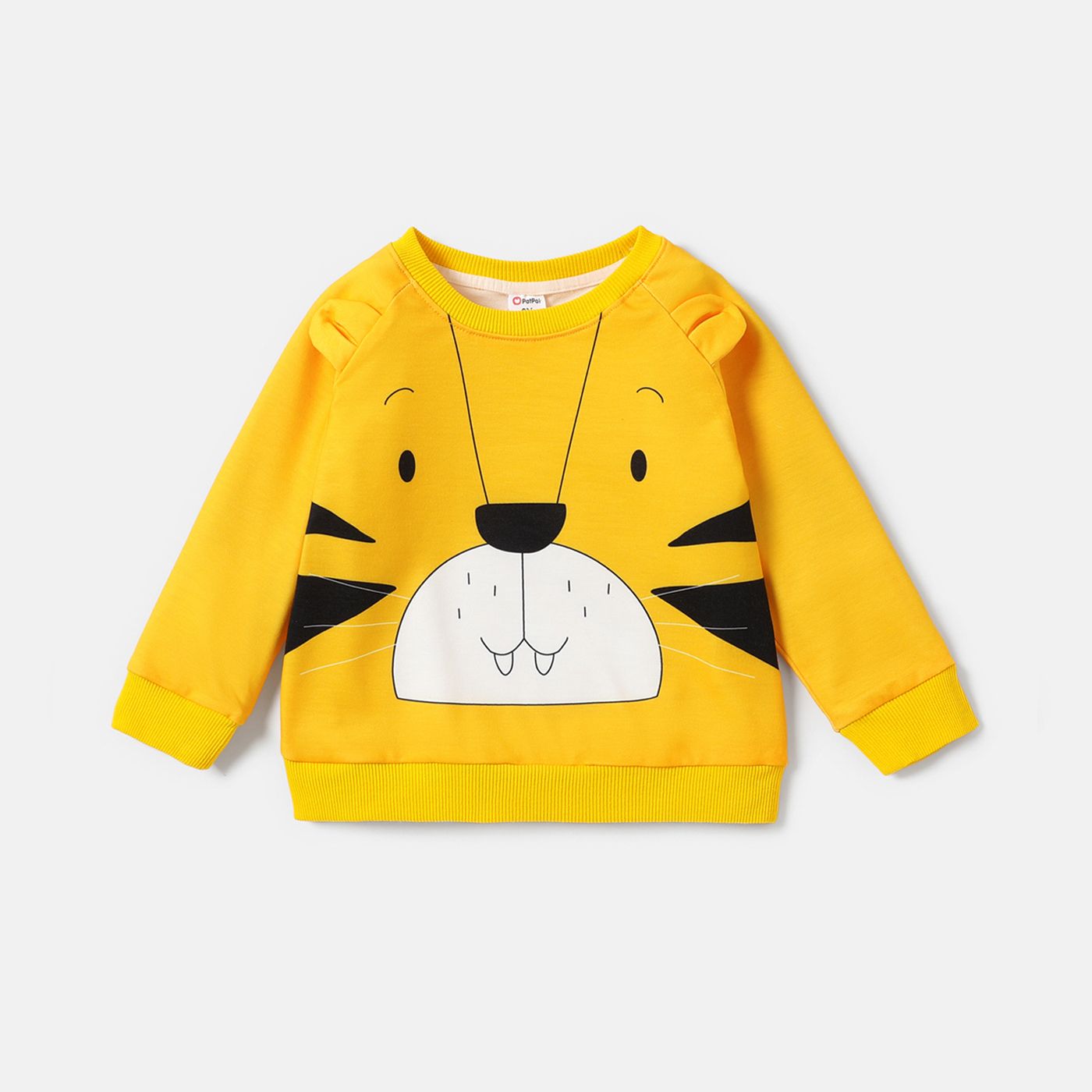 

Naia Toddler Girl/Boy Animal Print Ear Design Pullover Sweatshirt