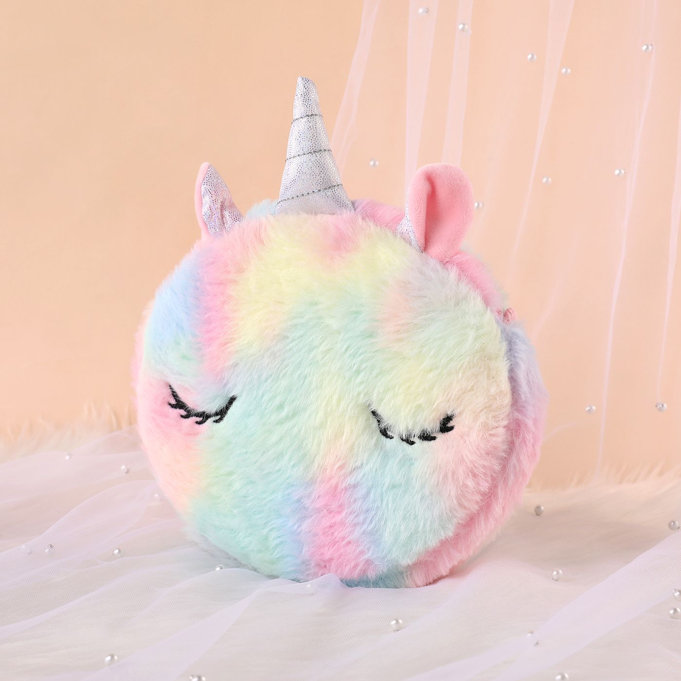 

Kids Cute Plush Unicorn Crossbody Shoulder Bag