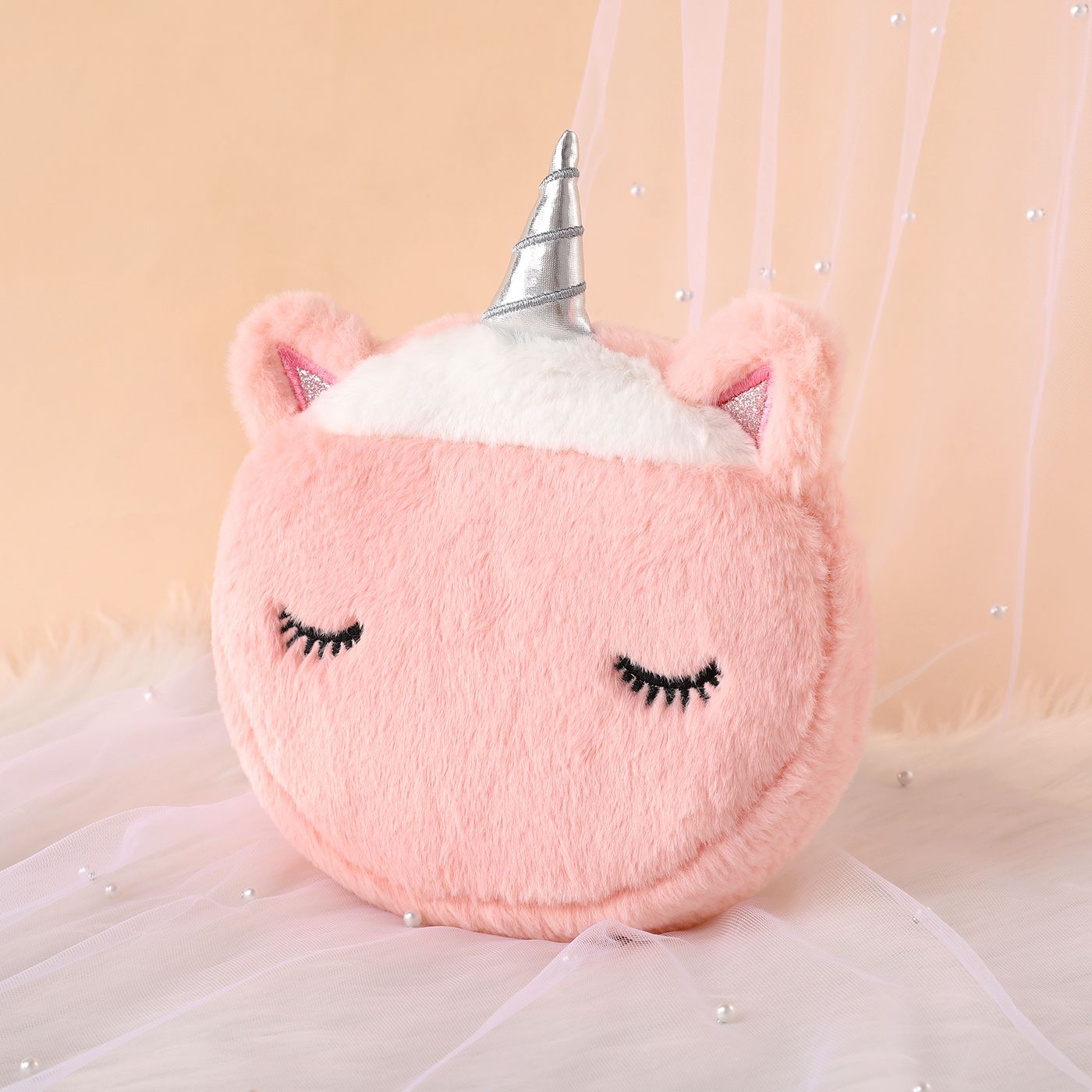 Kids Cute Plush Unicorn Crossbody Shoulder Bag