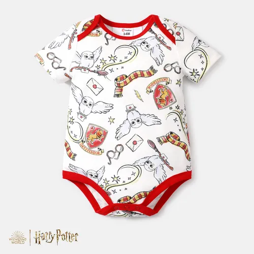 Harry Potter Baby Boy/Girl Short-sleeve Graphic Print Naia™ Romper